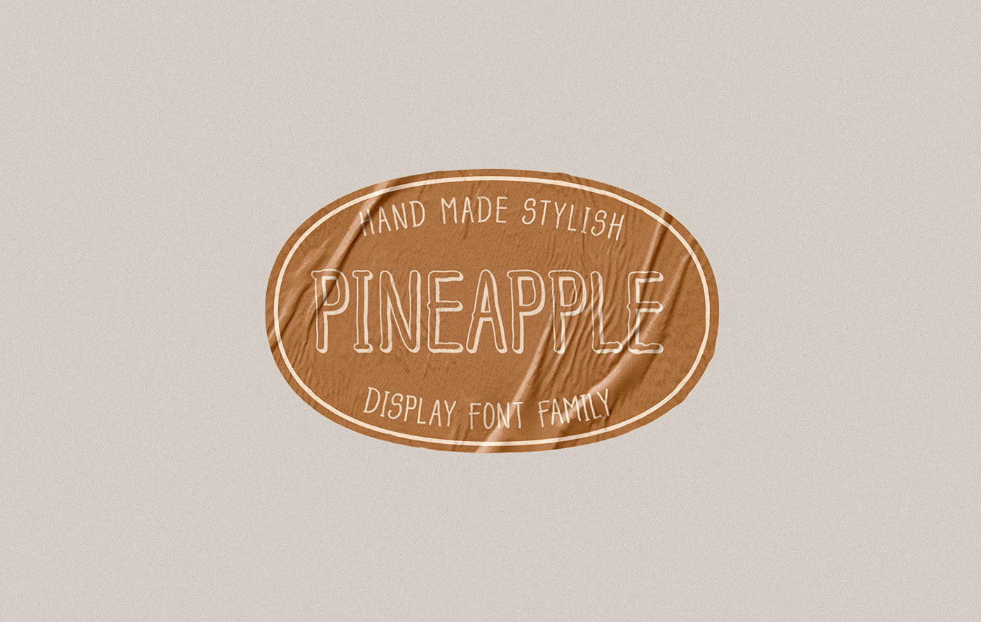 Przykładowa czcionka Pineapple #1